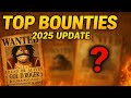 Top 50 Highest Bounties in One Piece (2025 Update) 🔥 | Strongest Pirates Ranked!
