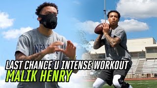 Last Chance U Star Malik Henry Is BACK On His Grind Nevada QB s INTENSE Workout