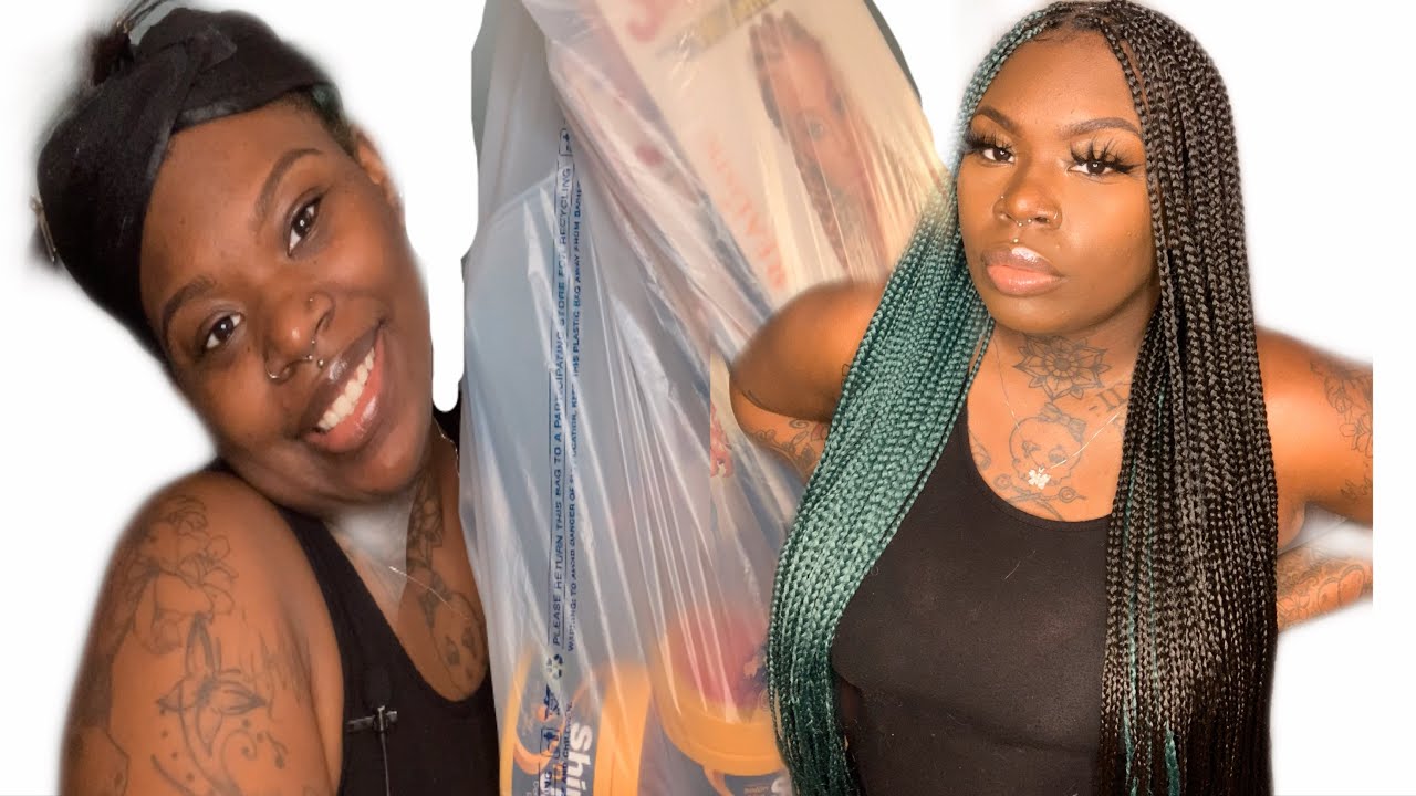 DIY Small Knotless Braid Tutorial YouTube