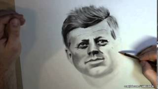 John F. Kennedy Timelapse Drawing