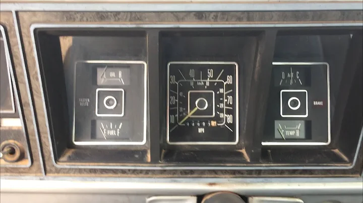 Remova o Painel de Instrumentos do seu F150 de 1977