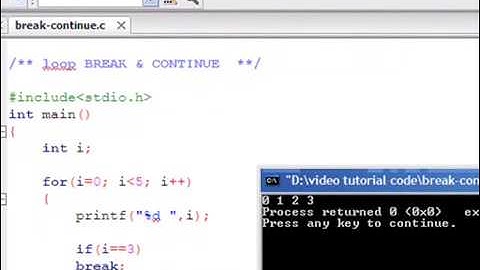 Bangla C programming tutorial 34 Loop BREAK & CONTINUE   YouTube