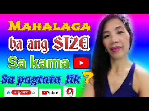 Video: Mahalaga Ba Ang Laki Para Sa Mga Kababaihan?