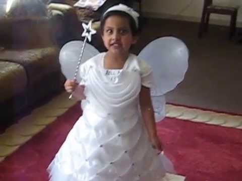 Fancy dress as a angel - YouTube