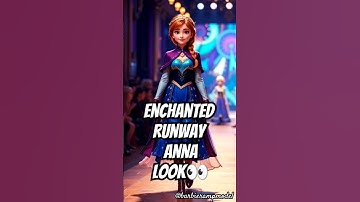 👑🔥Princess Anna Walks the Runway Like a True Royal |  Fashion Show Magic! | Royal Disney Girl #short