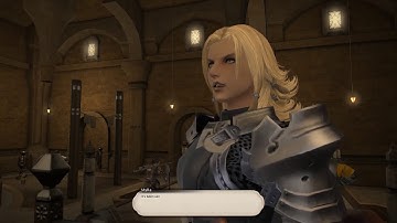 Final Fantasy XIV  A Realm Reborn [Job Quest - Gladiator] The Face Of Thal Lv.20