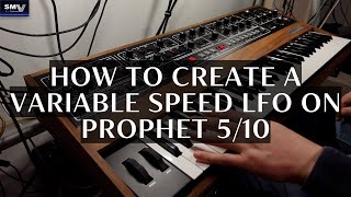 Sequential Prophet 5/10 LFO - No talking tutorial