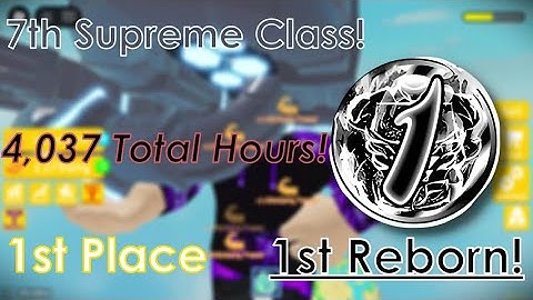 Getting 1st Reborn in Roblox No Limit Lifting Simulator! (4037 Hours)