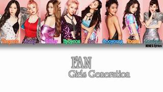 Girls' Generation (소녀시대) -FAN  [COLOUR CODED LYRICS] (HAN|ROM|ENG)