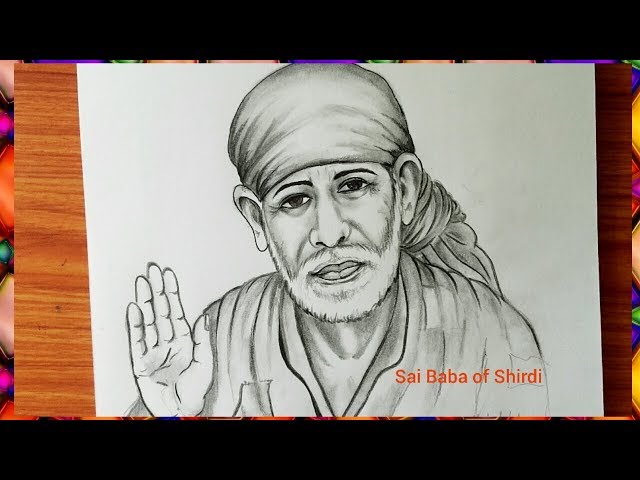 Pin by Suresh Dhawan on Sai baba | Buddha art drawing, Pen art drawings,  Portrait sketches