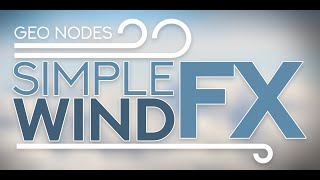 Blender Simple Wind Effect with Geometry Nodes