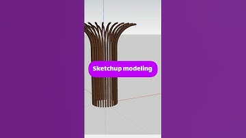 A quick parametric model in SketchUp.#SketchUp #ParametricDesign #3DModeling