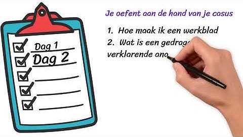 3 daagse geaccrediteerde workshops Verklarende analyse