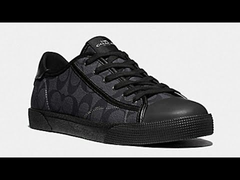 COACH LOW TOP MEN'S SNEAKERS - YouTube