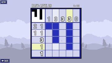 Picross Touch (Easy Level 28) Gameplay and Tutorial