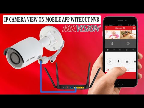 hikvision ip camera view on hik connect mobile app without using NVR