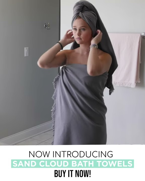 Sand Cloud Bath Towel Intro - Wrap