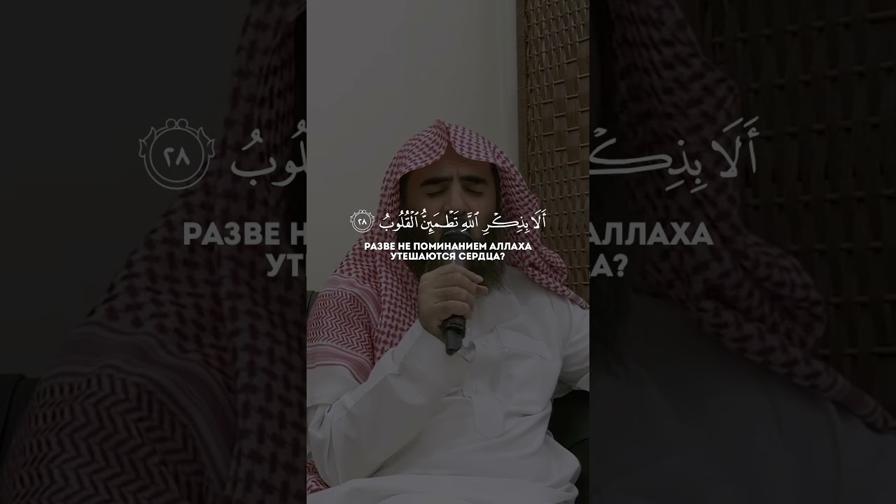 Сура 13 Чтец Мухаммад Аль-Люхайдан аяты 28-29 