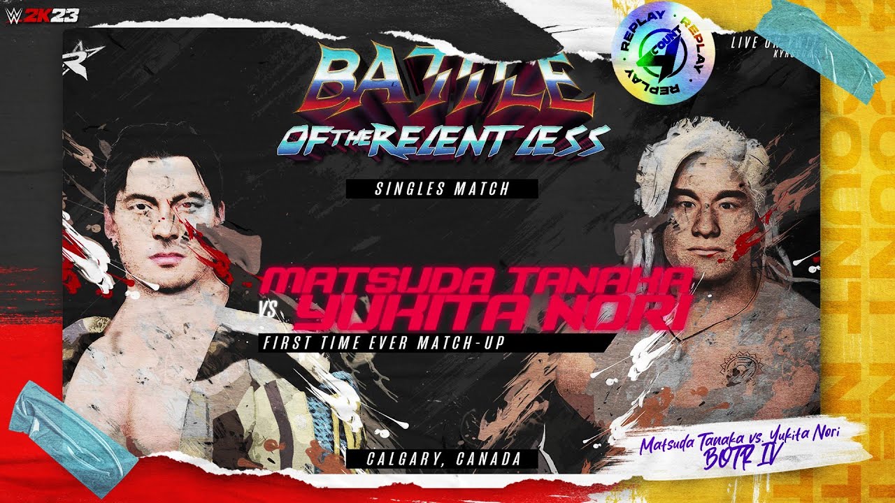 WWE 2K24: Matsuda Tanaka vs. Yukita Nori | RPRO Battle of The Relentless IV