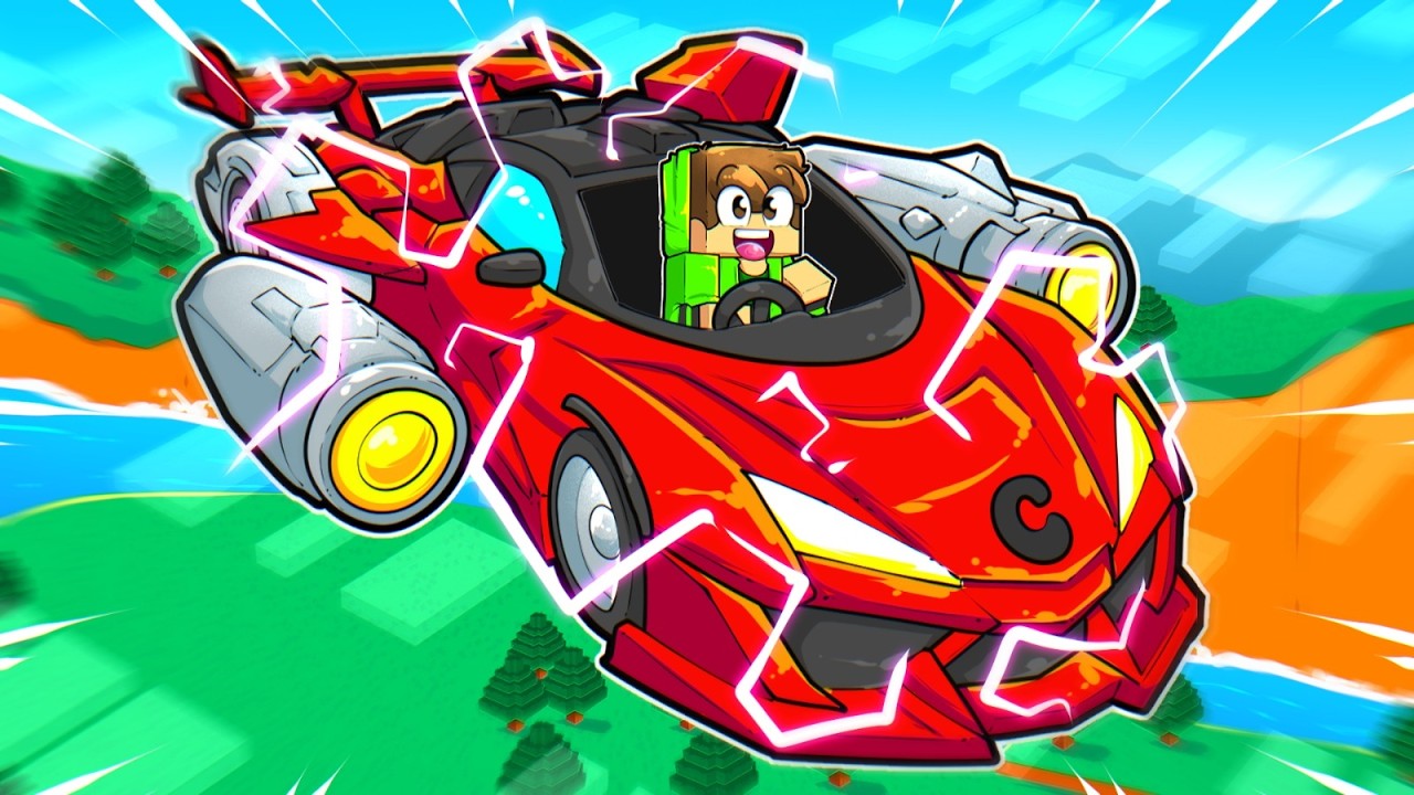 Evolui de CARRO NORMAL até um SUPERCARRO VOADOR no Minecraft!