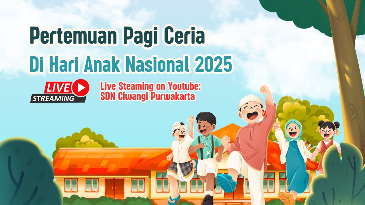 Siaran Langsung Pertemuan Pagi Ceria - SDN Ciwangi Purwakarta