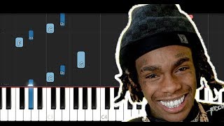 Video thumbnail of "YNW Melly - Murder On My Mind (Piano Tutorial)"