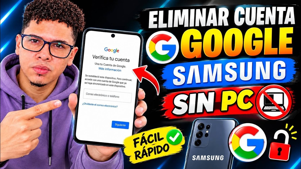 Quitar la cuenta de google samsung a02s android 12 sin pc - YouTube