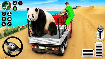 Animal Cargo Truck Driving Simulator 3D - Zoo Animal Truck Transport Games - Android Gameplay