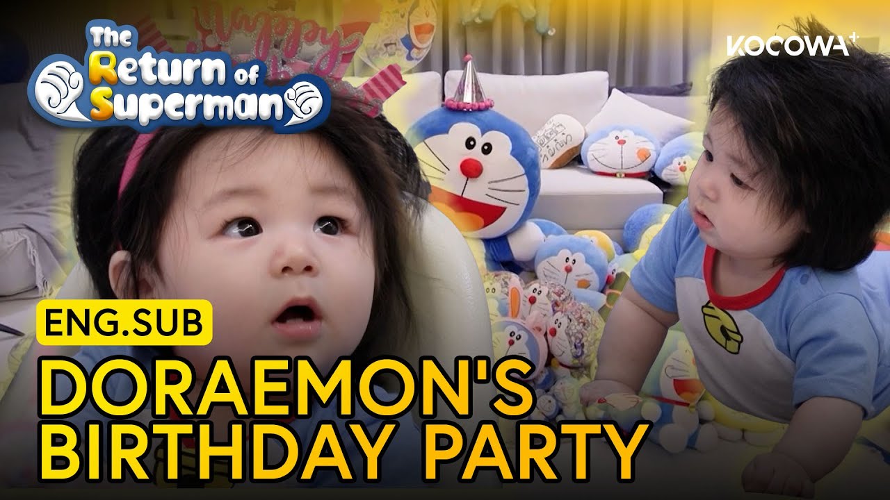 Haru & Shim Hyung-tak Celebrate Doraemon’s Birthday! 🎂💙 | The Return of Superman EP593 | KOCOWA+