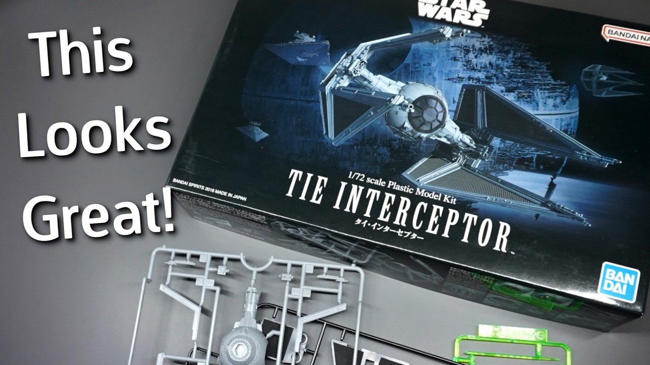Great but Expensive! Bandai Tie Interceptor from Star Wars - Model
