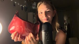 ASMR what’s in my purse 👜💄(with new blue yeti mic!!)