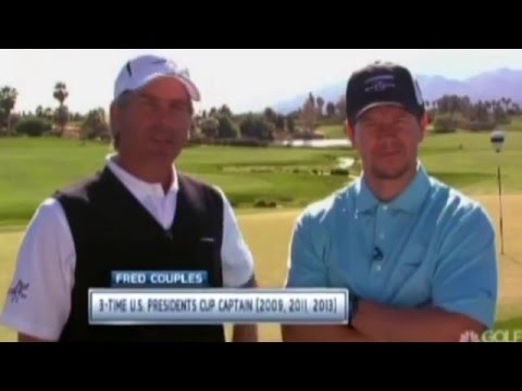 Fred Couples and Mark Wahlberg (Playing Lessons)