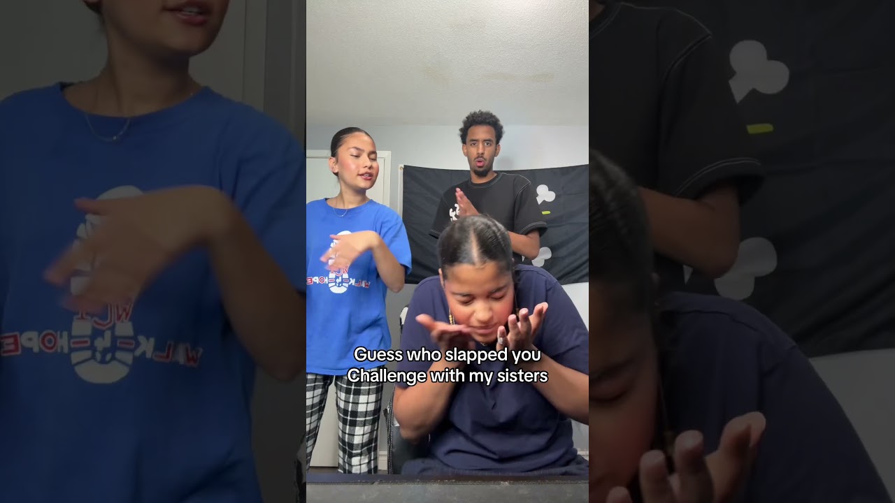 Why do they always fight 😭😭😭 #funny #sisters #challenge #prank