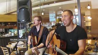 Acoustic Duo Steve and James | Drops of Jupiter Cover | Blue Planet Entertainment