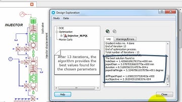 LMS Amesim Optimization: Injector model and NPQL optimization