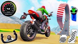 Mega Ramp Bike Stunt Racing Simulator - Impossible GT Bike Stunts Racing Game - Android Gameplay screenshot 4