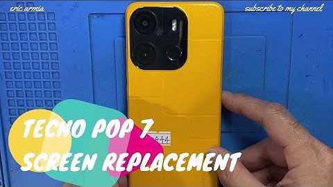 TECNO POP 7 - (BF6) - LCD SCREEN REPLACEMENT - CHANGE DISPLAY