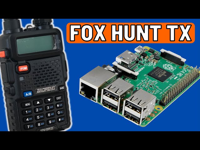 Baofeng UV-5R + Raspberry Pi - Fox Hunt Transmitter