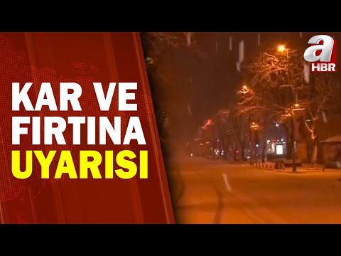 Meteoroloji İstanbul İçin Yeni Uyarılarda Bulundu / A Haber | A Haber