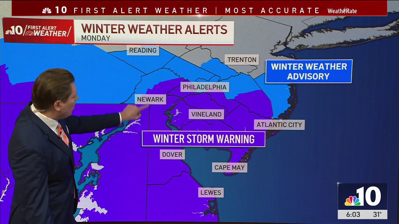 Philly region, NJ, Delaware prepare for first major snowstorm of the ...