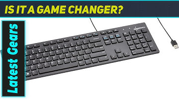 Amazon Basics Low-Profile Wired USB Keyboard: Best Budget Option for Everyday Use