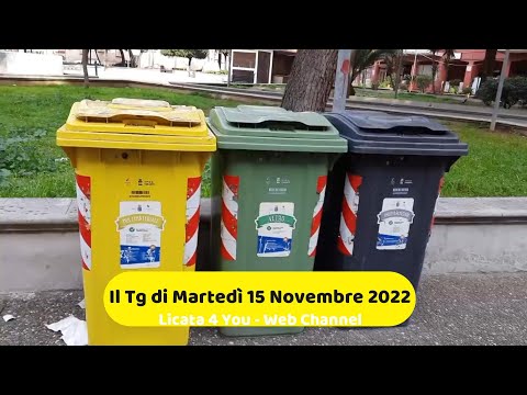 📺Il TG di Martedì 15 Novembre 2022 / Licata / Delia