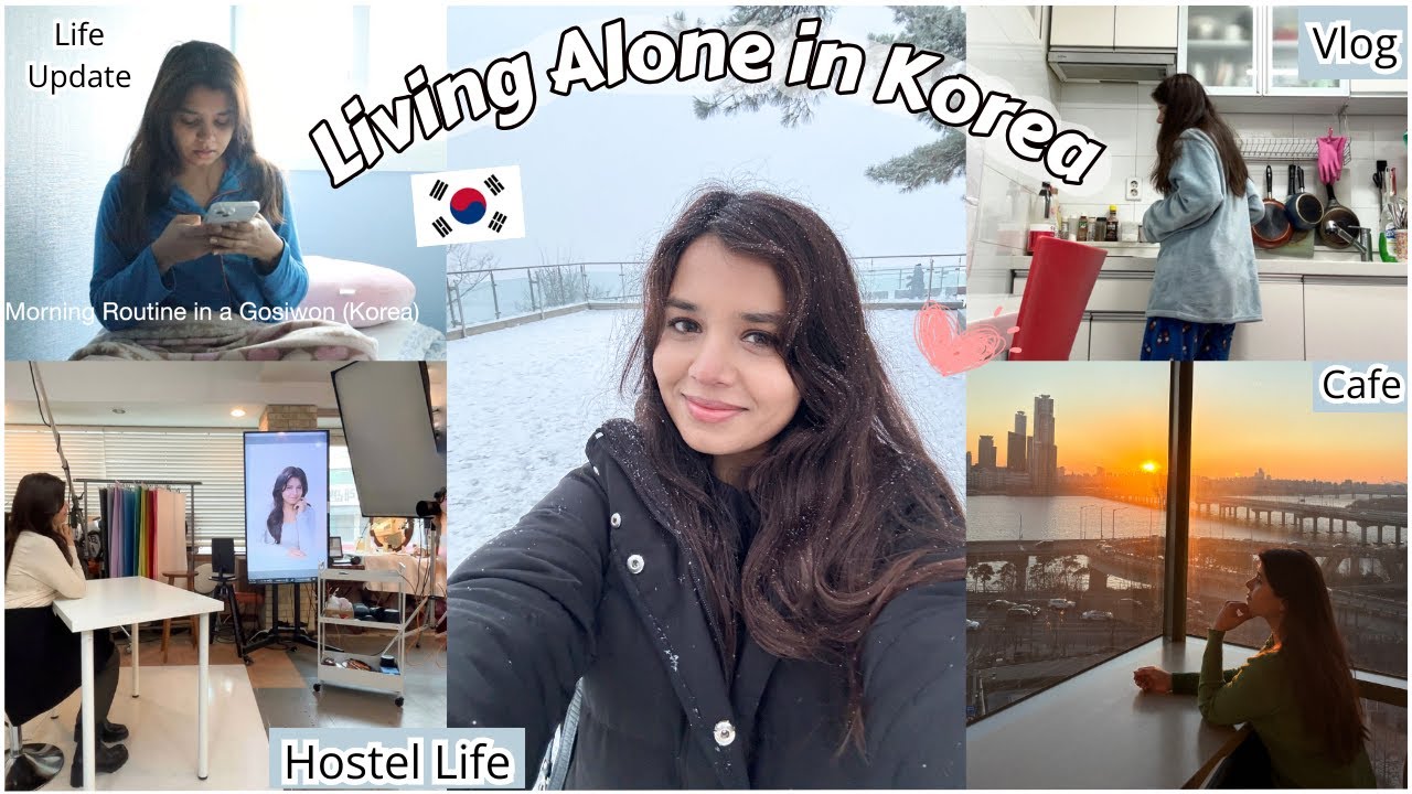 Life in a Hostel KOREA 🇰🇷 Living Alone VLOG: Cooking, Routine, Shopping ...