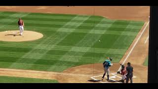 Spring Training 2023: D-backs Merrill Kelly faces Mariners Julio Rodriguez at Salt River Fields.
