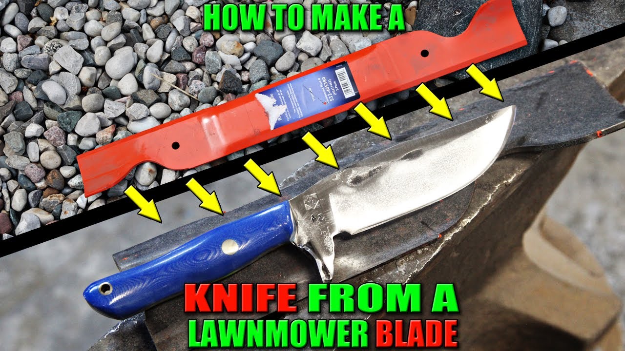 Make A Fleshing Knife From A Lawn Mower Blade (Pt. 1) 