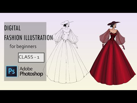 Digital Fashion Illustration with Adobe Photoshop 