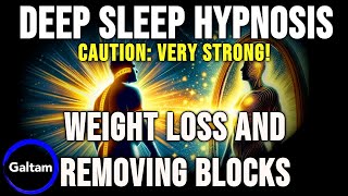 Hypnosis For Deep Sleep | Weight Loss & Removing Blocks
