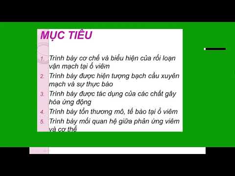 Video Sinh lý bệnh Quá trình viêm - YouTube