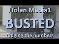 Jtolan media1 busted fudging the numbers