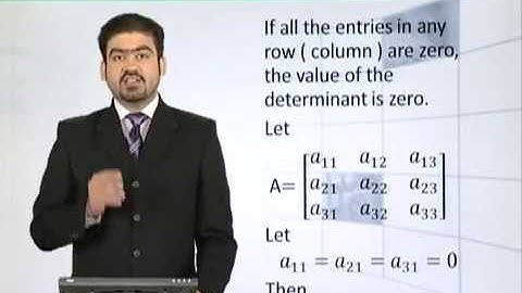 Math - Fsc Part 1 Chapter 3 Determinant Properties 1 - Math